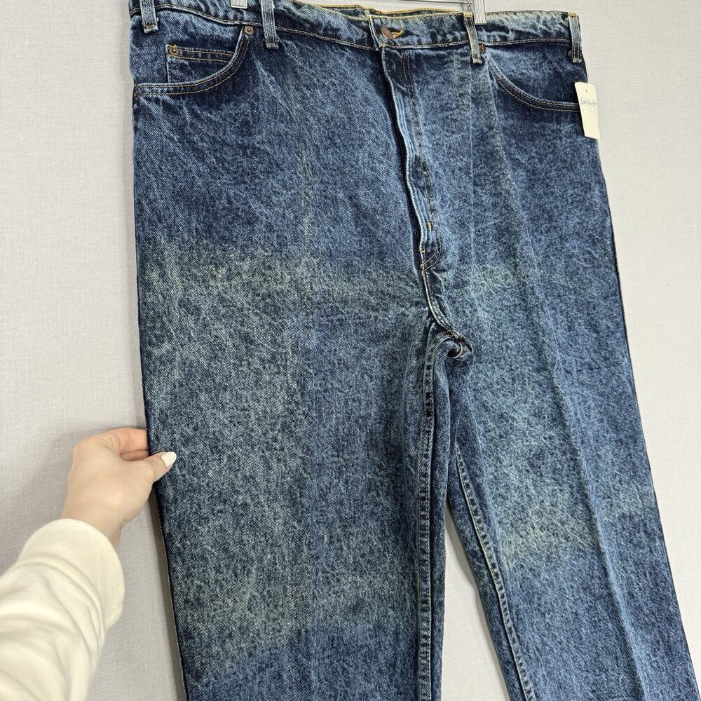 Vintage Levi's Mens Jeans 42x30 Blue Cotton Tapered Leg Deadstock Made in USA - Picture 4 of 16